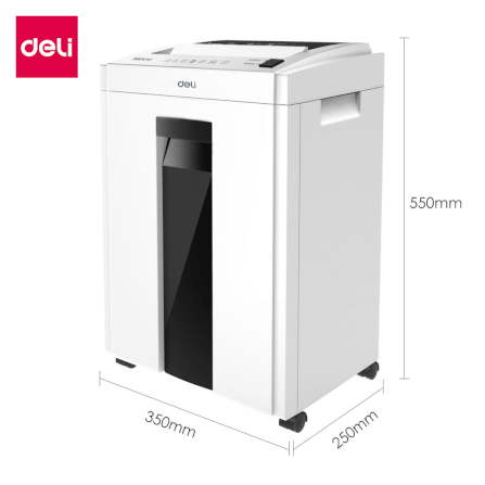 เครื่องทำลายเอกสารอัตโนมัติ 23ลิตร Deli ET053-WH-01 สีขาว_7